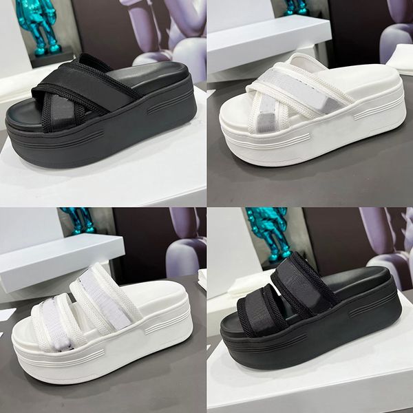 2023 luxurys women block sandals fabric mesh slippers leather platform sandal beach shoes size 35-42, Black
2023 luxurys women block sandals fabric mesh slippers leather platform sandal beach shoes size 35-42, Black