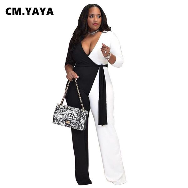 pants cm.yaya autumn winter plus size patchwork women long sleeve vneck jumpsuit vintage streetwear one piece overall romper playsuit, Black
pants cm.yaya autumn winter plus size patchwork women long sleeve vneck jumpsuit vintage streetwear one piece overall romper playsuit, Black