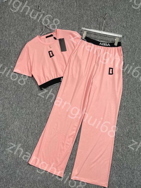 23ss casual suit womens designer clothing women set logo printed metal button short sleeve t-shirt monogram printed elastic waist casual pan, White
23ss casual suit womens designer clothing women set logo printed metal button short sleeve t-shirt monogram printed elastic waist casual pan, White