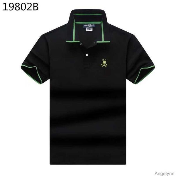 psycho bunny 2023 summer new men's skull rabbit polo shirt short sleeve cartoon embroidery collar solid color fashion brand simple nb6q, White;black
psycho bunny 2023 summer new men's skull rabbit polo shirt short sleeve cartoon embroidery collar solid color fashion brand simple nb6q, White;black