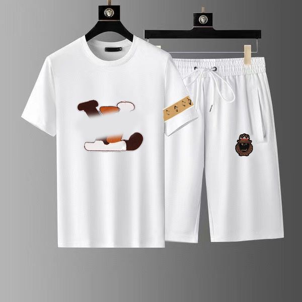 2023 new men's designer men's leisure spring ice silk round neck short sleeve shorts men's sports set m-4xl, Black;brown
2023 new men's designer men's leisure spring ice silk round neck short sleeve shorts men's sports set m-4xl, Black;brown