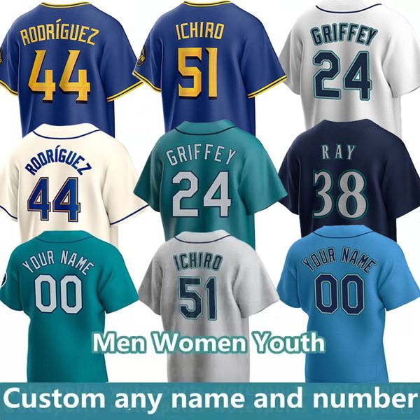 ken griffey jr. baseball jerseys 44 julio rodriguez 51 suzuki ichiro 34 teoscar hernandez ty france jarred kelenic edgar martinez luis casti, Blue;black
ken griffey jr. baseball jerseys 44 julio rodriguez 51 suzuki ichiro 34 teoscar hernandez ty france jarred kelenic edgar martinez luis casti, Blue;black