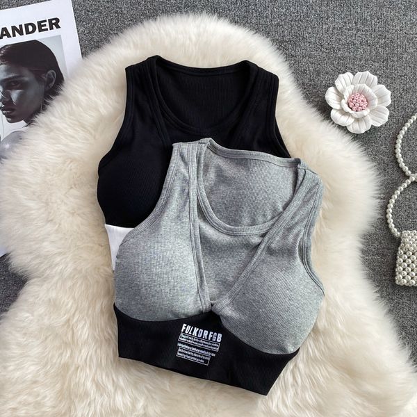 camisoles tanks tank women built in bra sleeveless omighty crop woman ole colorblock patchwork for womens 230508, Black;white
camisoles tanks tank women built in bra sleeveless omighty crop woman ole colorblock patchwork for womens 230508, Black;white