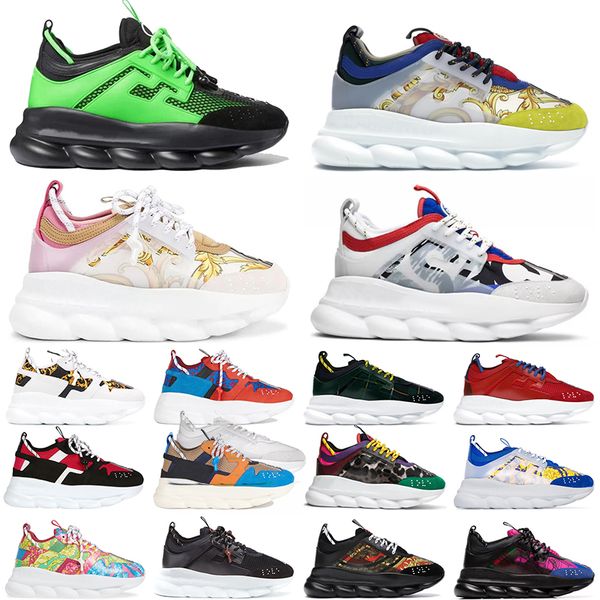2023 italy designer casual shoes chain reaction sneakers reflective height triple black white multi-color suede luxury fashion men women tra 
2023 italy designer casual shoes chain reaction sneakers reflective height triple black white multi-color suede luxury fashion men women tra