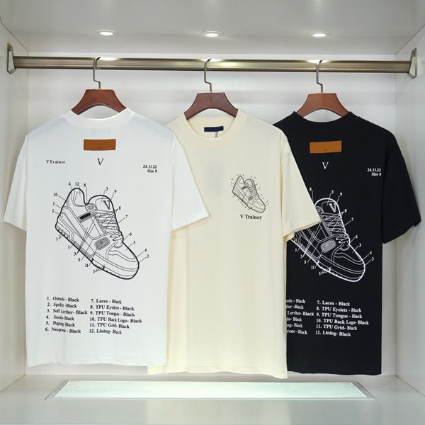 men's casual shirts brand tshirt for men women designer t with shoes letter black white beige summer short sleeve tee shirt s-xl, White;black
men's casual shirts brand tshirt for men women designer t with shoes letter black white beige summer short sleeve tee shirt s-xl, White;black
