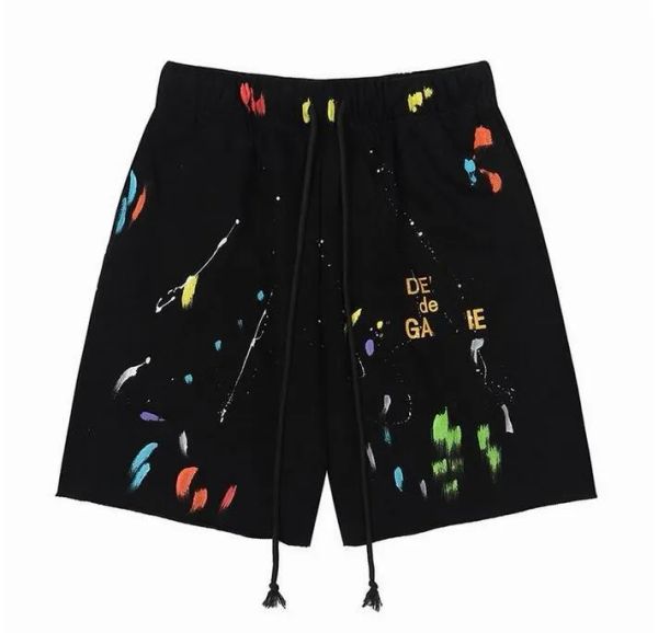 2023 men's shorts american fashion brand galleryes depts hand-painted splash printing pure cotton terry shorts fog high street 5-point, White;black
2023 men's shorts american fashion brand galleryes depts hand-painted splash printing pure cotton terry shorts fog high street 5-point, White;black