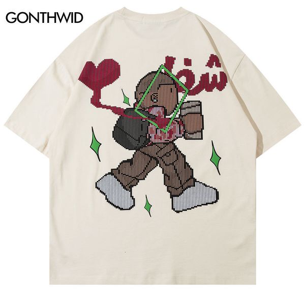 men's t-shirts harajuku oversized t-shirt y2k hip hop cartoon graphic print tshirt streetwear men summer fashion casual loose tee 2305, White;black
men's t-shirts harajuku oversized t-shirt y2k hip hop cartoon graphic print tshirt streetwear men summer fashion casual loose tee 2305, White;black