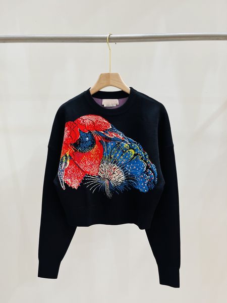 women's sweaters 2023 summer autumn o neck long sleeve fashion print milan runway sweater designer brand same style t-shirt 0508-5, White;black
women's sweaters 2023 summer autumn o neck long sleeve fashion print milan runway sweater designer brand same style t-shirt 0508-5, White;black