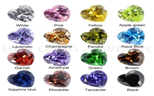 cubic zirconia stone multicolor heart shape brilliant cut loose cz stones synthetic gems beads for jewelry 25x2515x15mm aaaaa2790329, Black
cubic zirconia stone multicolor heart shape brilliant cut loose cz stones synthetic gems beads for jewelry 25x2515x15mm aaaaa2790329, Black