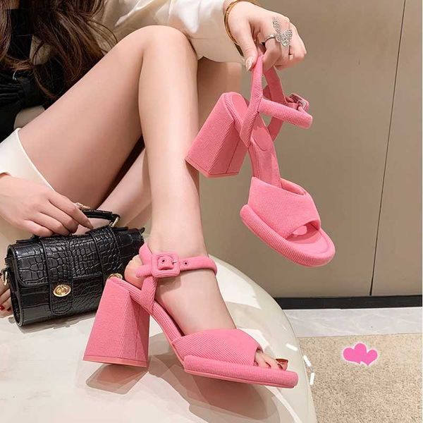sandals women sandals high heel buckle pink summer platform woman shoes office lady cute elegant heeled 230417, Black
sandals women sandals high heel buckle pink summer platform woman shoes office lady cute elegant heeled 230417, Black