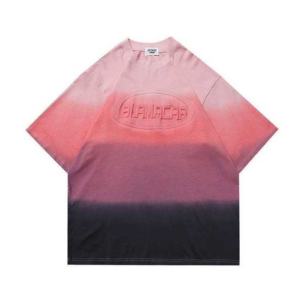 american street 3d letter imprint short sleeve t-shirt men's fashion brand loose gradient contrast top, Black;white
american street 3d letter imprint short sleeve t-shirt men's fashion brand loose gradient contrast top, Black;white
