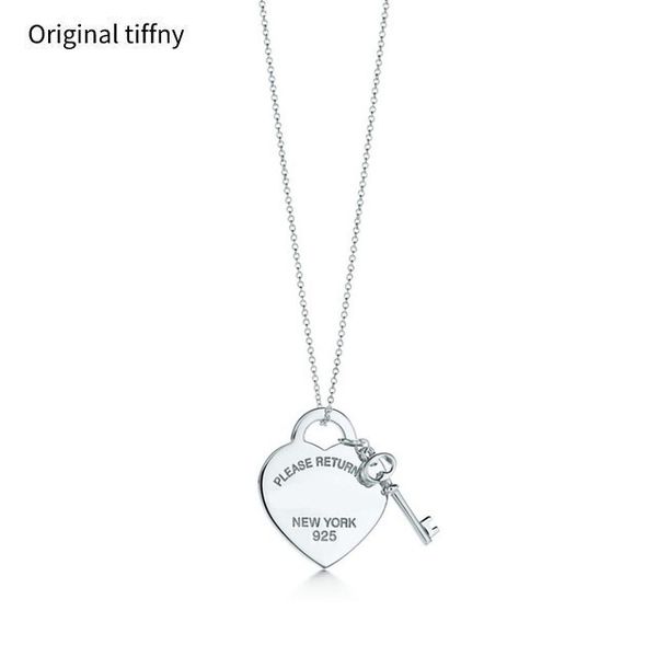 tiffanyy new 925 sterling silver 100% necklace pendant heart chain rose gold bead and gold luxurious for women jewelry fashion original gift
tiffanyy new 925 sterling silver 100% necklace pendant heart chain rose gold bead and gold luxurious for women jewelry fashion original gift