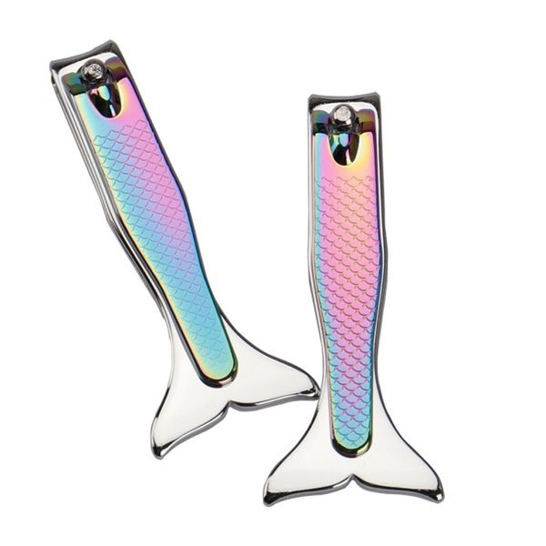 stainless steel mermaid shape nail scissors portable non-slip fashion rainbow-colored finger toe nail pliers manicure pedicure tool fishtail
stainless steel mermaid shape nail scissors portable non-slip fashion rainbow-colored finger toe nail pliers manicure pedicure tool fishtail