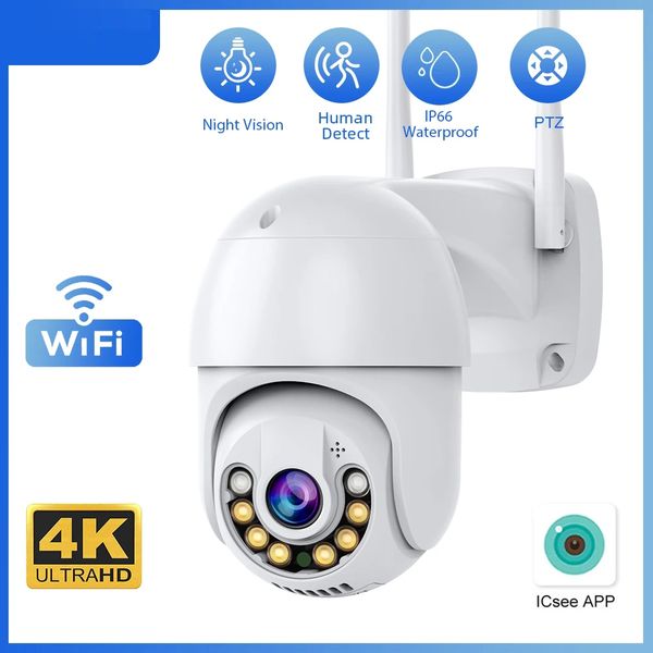 8MP 5MP Wifi IP Cameras Outdoor 1080P Surveillance PTZ Cam Security Protection CCTV Auto Two Way Audio camara vigilancia Iptv
8MP 5MP Wifi IP Cameras Outdoor 1080P Surveillance PTZ Cam Security Protection CCTV Auto Two Way Audio camara vigilancia Iptv