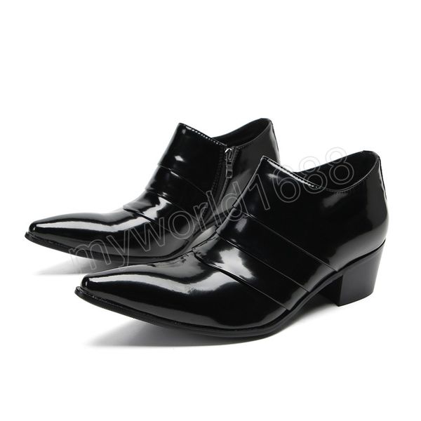black formal business leather shoes men 6cm high heels fashion business party shoes man big size
black formal business leather shoes men 6cm high heels fashion business party shoes man big size