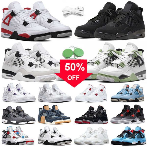 2023 4 4s men women basketball shoes sneaker sail military black cat white oreo red cement thunder unc blue pn dust infrared seafoam mens tr
2023 4 4s men women basketball shoes sneaker sail military black cat white oreo red cement thunder unc blue pn dust infrared seafoam mens tr