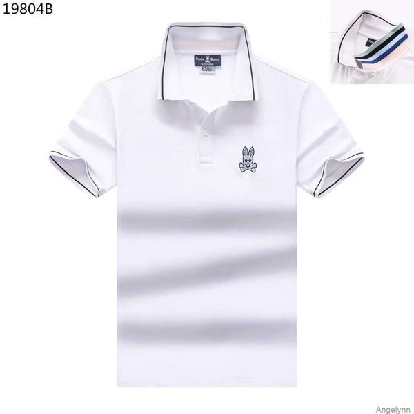 2023 psycho bunny summer new men's t shirt skull rabbit polo short sleeve cartoon embroidery collar solid fashion brand simple aw7n, White;black
2023 psycho bunny summer new men's t shirt skull rabbit polo short sleeve cartoon embroidery collar solid fashion brand simple aw7n, White;black