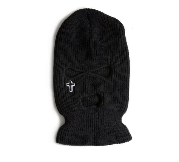 berets 2022 3hole ski mask hats winter warm knit full face cover balaclava hat cross embroidery beanies riding caps9241736, Blue;gray
berets 2022 3hole ski mask hats winter warm knit full face cover balaclava hat cross embroidery beanies riding caps9241736, Blue;gray