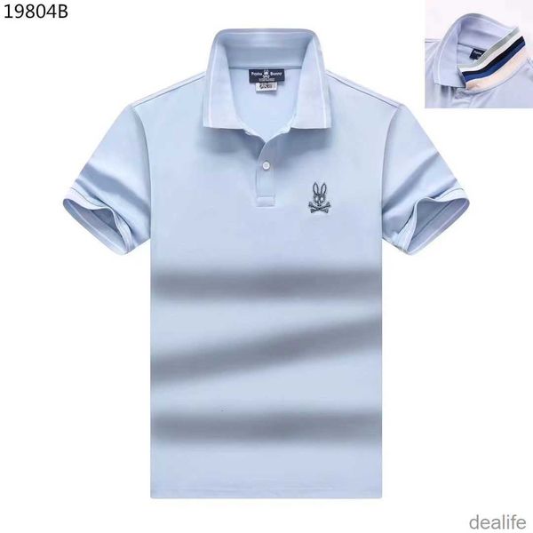 2023 psycho bunny summer new men's t shirt skull rabbit polo short sleeve cartoon embroidery collar solid fashion brand simple cu2o, White;black
2023 psycho bunny summer new men's t shirt skull rabbit polo short sleeve cartoon embroidery collar solid fashion brand simple cu2o, White;black