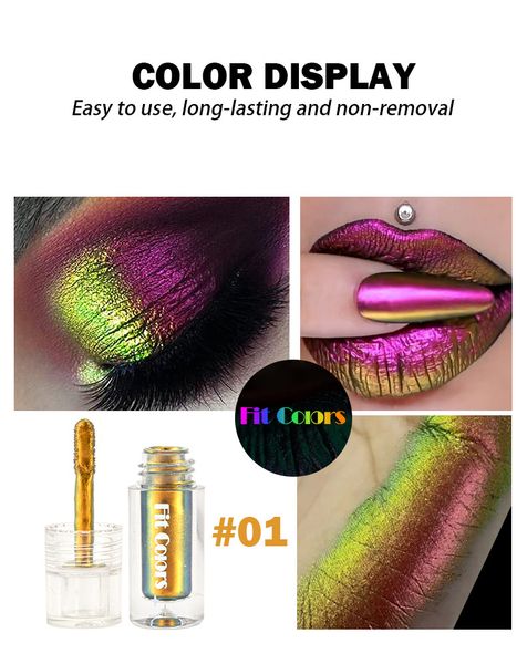 fit colors optical chameleon eyeshadow liquid light change highlight film forming eyeshadow liquid lip liquid wholesale
fit colors optical chameleon eyeshadow liquid light change highlight film forming eyeshadow liquid lip liquid wholesale