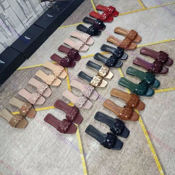woven mule sandals slippers slides heeled flat heels square toe women's luxury designers patent leather outsole casual pretty lazy shoe, Black
woven mule sandals slippers slides heeled flat heels square toe women's luxury designers patent leather outsole casual pretty lazy shoe, Black