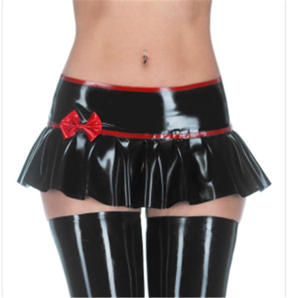 dresses 100%latex women skirt rubber bowknot in front black with white for party cosplay halloween factory price, White;black
dresses 100%latex women skirt rubber bowknot in front black with white for party cosplay halloween factory price, White;black
