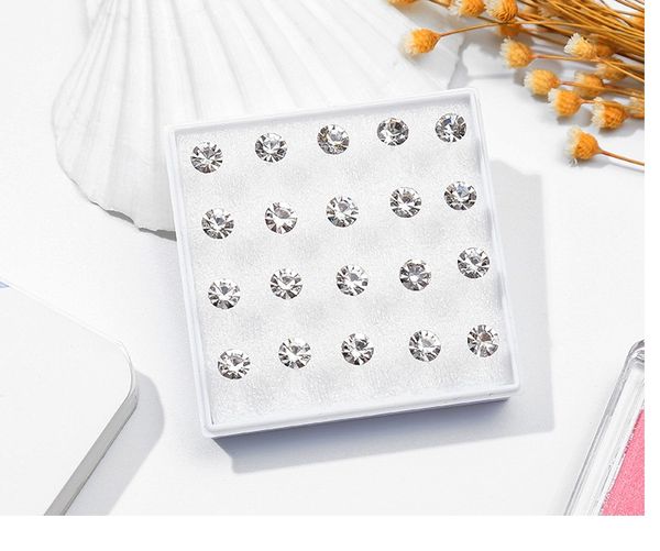 mixed wholesale (100pair/lot)2~5mm diameter high imitation diamond earrings inlaid diamond super shiny white stud resin material for allergy, Golden;silver
mixed wholesale (100pair/lot)2~5mm diameter high imitation diamond earrings inlaid diamond super shiny white stud resin material for allergy, Golden;silver
