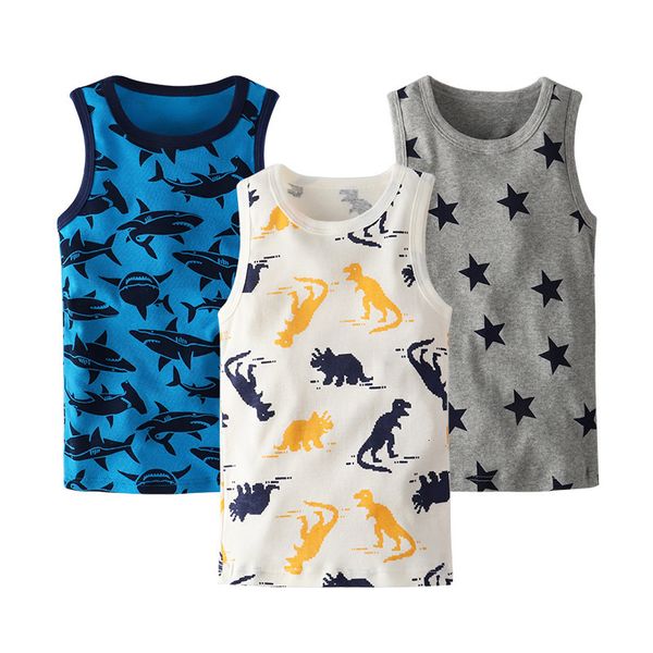 vest boys girls design singlet underwear tank cute kids undershirts cotton tank dinosaur for children size 90-140t 3pcs/lot 230508, Blue
vest boys girls design singlet underwear tank cute kids undershirts cotton tank dinosaur for children size 90-140t 3pcs/lot 230508, Blue