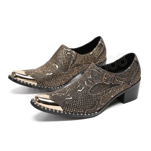 luxury handmade men's shoes slip on gold fashion formal leather dress shoes high heels 6cm party and wedding shoe, Black
luxury handmade men's shoes slip on gold fashion formal leather dress shoes high heels 6cm party and wedding shoe, Black