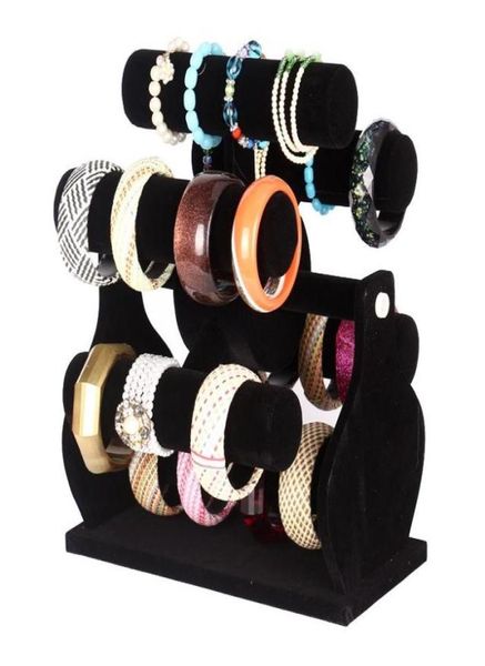 six layer rotating black velvet windmill watch bracelet bangle storage rack holder jewelry display stand jewellery counter showca6151462, Black;white
six layer rotating black velvet windmill watch bracelet bangle storage rack holder jewelry display stand jewellery counter showca6151462, Black;white