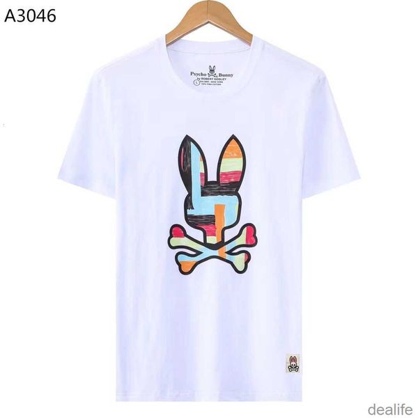 psycho spring/summer bunny tshirt skull rabbit full patch round neck casual short sleeve t-shirt fashion brand pure cotton men's style, White;black
psycho spring/summer bunny tshirt skull rabbit full patch round neck casual short sleeve t-shirt fashion brand pure cotton men's style, White;black