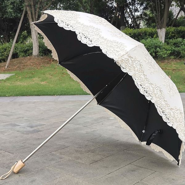 Umbrellas Korean Big Unbrellas Women Lolita Uv Protection Umbrella Samurai Beach Inverted Paraguas Plegable Household Merchandises YYY10XP 230508