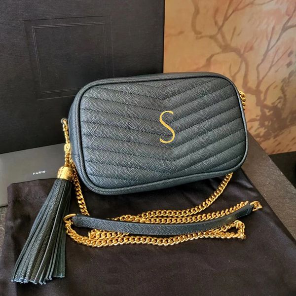 hand bags designer ysles women lou caviar camera tassel shoulder bag genuine leather chain strap luxury totes mens quilted cross body bags f
hand bags designer ysles women lou caviar camera tassel shoulder bag genuine leather chain strap luxury totes mens quilted cross body bags f