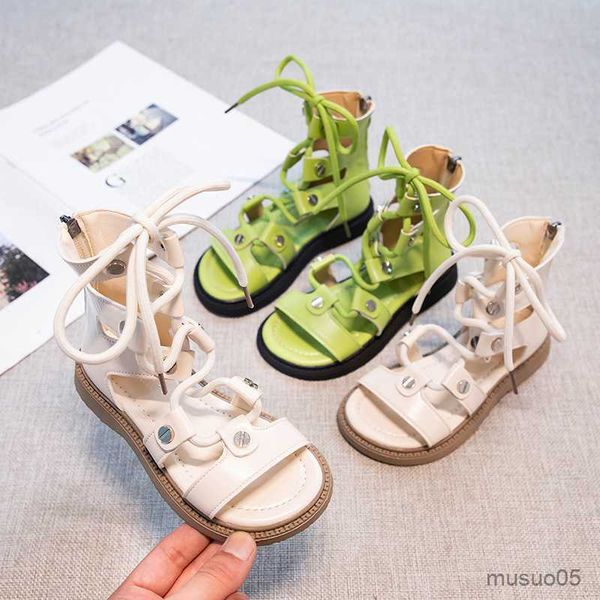 sandals children's girls sandals versatile soft bottom lace-up fashion princess shoes non-slip breathable solid color kids sandals, Black;red
sandals children's girls sandals versatile soft bottom lace-up fashion princess shoes non-slip breathable solid color kids sandals, Black;red