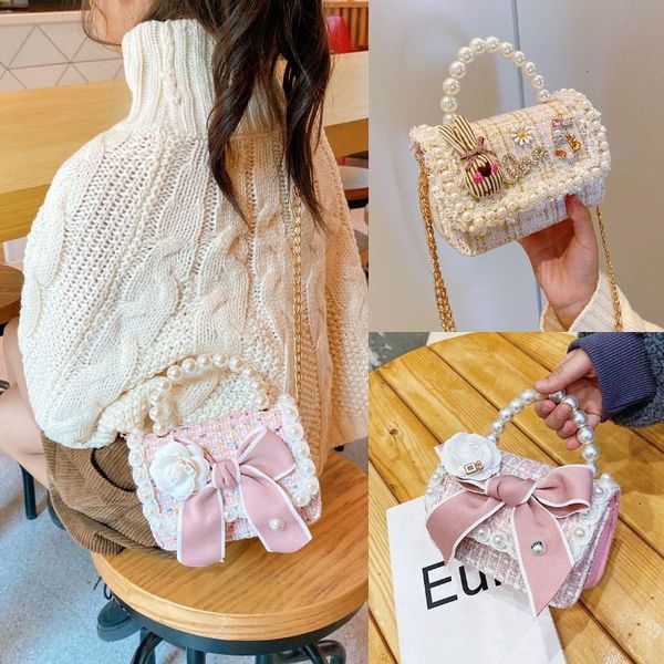 handbags girl's crossbody bag flower pearl handbag bow-knot rabbit shoulder pocket coin purse kids princess messenger bag birthday gift, Black
handbags girl's crossbody bag flower pearl handbag bow-knot rabbit shoulder pocket coin purse kids princess messenger bag birthday gift, Black