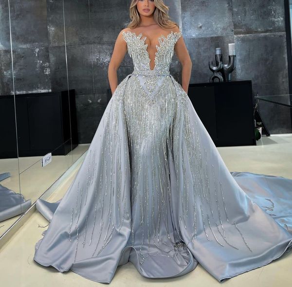 luxury mermaid evening dresses sleeveless v neck detachable train appliques sequins floor length bead diamonds tassel prom dress formal plus, Black;red
luxury mermaid evening dresses sleeveless v neck detachable train appliques sequins floor length bead diamonds tassel prom dress formal plus, Black;red