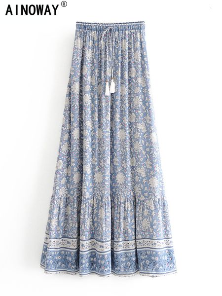 skirts vintage chic fashion women hippie beach bohemian floral print skirts high waist maxi a-line boho skirt femme 230508, Black
skirts vintage chic fashion women hippie beach bohemian floral print skirts high waist maxi a-line boho skirt femme 230508, Black
