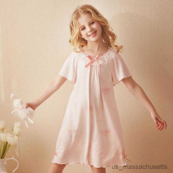 pajamas summer soft nightgowns girls leisure nightdress children knee length bathrobe kids night sleepwear home wear clothing, Blue;red
pajamas summer soft nightgowns girls leisure nightdress children knee length bathrobe kids night sleepwear home wear clothing, Blue;red