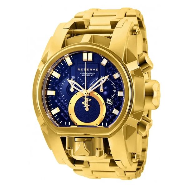 reserve bolt zeus undefeated luxury watch chronograph waterproof 52mm stainless steel men's quartz wirstwatch invicto reloj de hombre, Slivery;black
reserve bolt zeus undefeated luxury watch chronograph waterproof 52mm stainless steel men's quartz wirstwatch invicto reloj de hombre, Slivery;black