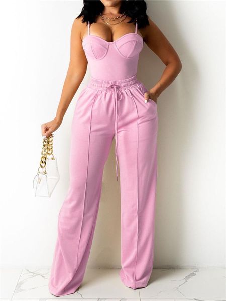 pants two piece pant sets women summer corset tank + high waist wide leg pants female elegant 2pcs set streetwear, White
pants two piece pant sets women summer corset tank + high waist wide leg pants female elegant 2pcs set streetwear, White