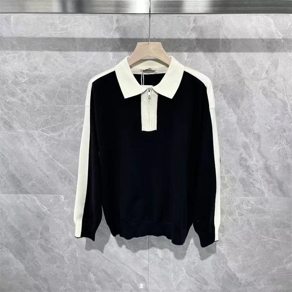 men's polos 2023 spring autumn polo shirts clothing color stitching long sleeve tshirt british slim lapel knitted casual tees 230508, White;black
men's polos 2023 spring autumn polo shirts clothing color stitching long sleeve tshirt british slim lapel knitted casual tees 230508, White;black