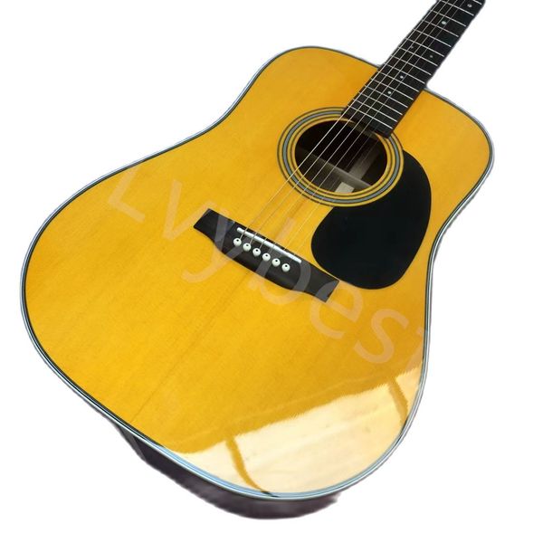 lvy41 "d barrel original corner face yellow solid wood throwing face acoustic acoustic guitar
lvy41 "d barrel original corner face yellow solid wood throwing face acoustic acoustic guitar