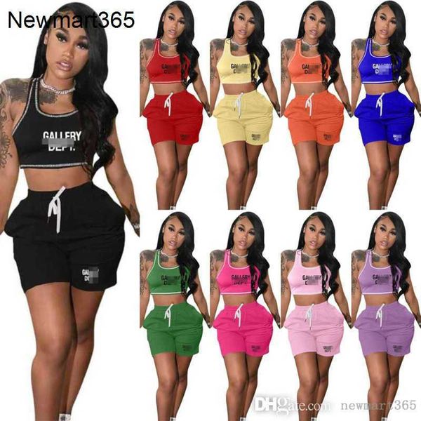 summer tracksuits womens designer clothing letter printed crop vest and shorts yoga outfits sports suit, Gray
summer tracksuits womens designer clothing letter printed crop vest and shorts yoga outfits sports suit, Gray
