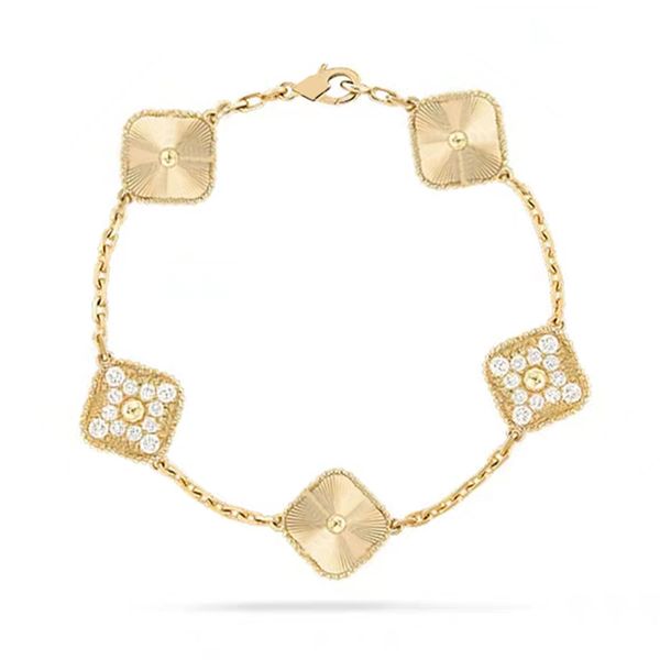 fashion van clover bracelet 18k gold onyx shell mother of pearl bracelet for women and girls wedding mother's day jewelry, Golden;silver
fashion van clover bracelet 18k gold onyx shell mother of pearl bracelet for women and girls wedding mother's day jewelry, Golden;silver