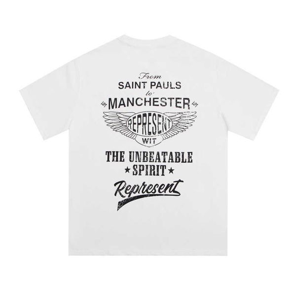 men's t-shirts represent rep designer fashion represent rep ative american high street wing badge washed and worn out round neck loose, White;black
men's t-shirts represent rep designer fashion represent rep ative american high street wing badge washed and worn out round neck loose, White;black