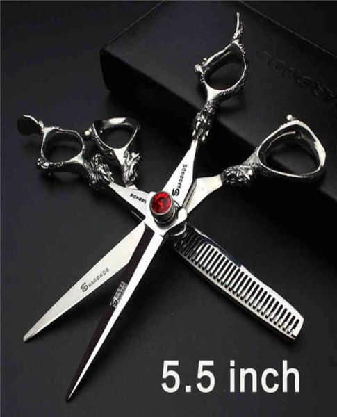 professional hair 55 inch hairdressing cutting thinning dragon barber shears scissors1407798
professional hair 55 inch hairdressing cutting thinning dragon barber shears scissors1407798