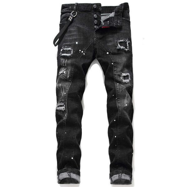 mens jeans designer designer pant mens slim fit elastic embroidery fashion jean style cat whisker whitening men's broken hole same styl, Blue
mens jeans designer designer pant mens slim fit elastic embroidery fashion jean style cat whisker whitening men's broken hole same styl, Blue