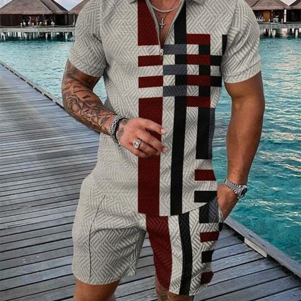 men's tracksuits men's summer tracksuit fashion turn down collar zipper polo shirtshorts sports jogging suit casual stylish sweate, Gray
men's tracksuits men's summer tracksuit fashion turn down collar zipper polo shirtshorts sports jogging suit casual stylish sweate, Gray