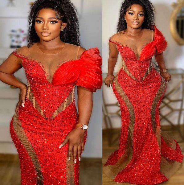 2023 may aso ebi mermaid red prom dress beaded sequined lace evening formal party second reception birthday engagement gowns dress robe de s, Black
2023 may aso ebi mermaid red prom dress beaded sequined lace evening formal party second reception birthday engagement gowns dress robe de s, Black