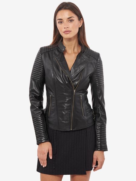 fur vainas european brand women genuine leather jacket for women real sheep leather jacket motorcycle jackets biker jackets julie, Black
fur vainas european brand women genuine leather jacket for women real sheep leather jacket motorcycle jackets biker jackets julie, Black